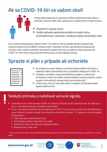 Nové odporúčania v súvislosti s COVID 19 Nové odporúčania v súvislosti s COVID 19