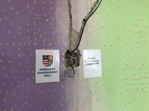 Oprava a údržba salónika podporovaná z rozpočtu Prešovského samosprávneho kraja