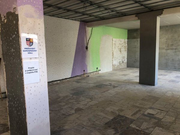 Oprava a údržba salónika podporovaná z rozpočtu Prešovského samosprávneho kraja