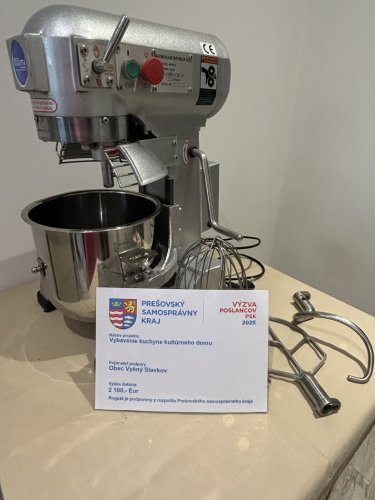 Vybavenie kuchyne kultúrneho domu II.